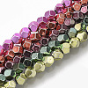 Electroplate Non-magnetic Synthetic Hematite Beads Strands G-S365-013B-1