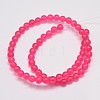 Natural & Dyed Malaysia Jade Bead Strands G-A146-6mm-A14-2