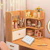 Wooden Slant Back Necklace Organizer Jewelry Display Stands AJEW-WH20033-046A-5