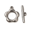 Non-Tarnish 304 Stainless Steel Toggle Clasps STAS-Q324-16P-1