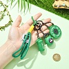 8Pcs 8 Styles Alloy Pendant Decorations HJEW-YW00556-02-4