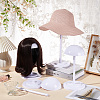 8Pcs Plastic Wig Display Stands ODIS-UN0001-27B-2