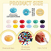 300Pcs Glass Seed Beads SEED-TA0001-69-4