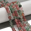 Natural Red and Green Strawberry Quartz Beads Strands G-B099-C03-04-2