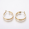 Brass Hoop Earrings KK-L176-10G-2