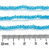 Baking Painted Imitation Jade Glass Bead Strands X-DGLA-A034-J2MM-A13-2