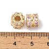 Brass Glass Beads KK-B098-03G-01-2