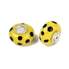 Handmade Lampwork & Brass Core European Beads LAMP-N044-02S-01-3
