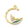 Alloy Enamel Pendants PALLOY-D330-01G-1