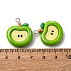 Opaque Resin Pendants RESI-I337-05P-A02-3