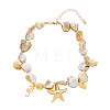 Alloy & Natural Shell Pendant Necklaces FS-WG9F39A-03-2