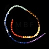 Chakra Theme Natural Red Rainbow Jasper & Yellow Aventurine & Tiger Eye & Green Aventurine & Blue Spot Stone & Lapis Lazuli & Amethyst Beads Strands G-F668-14-4mm-4