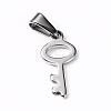 Non-Tarnish 304 Stainless Steel Pendants STAS-I127-055P-1