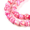 Baking Paint Glass Beads Strands DGLA-N003-6mm-A01-3