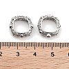 Brass Micro Pave Green Cubic Zircon Spacer Beads KK-P271-21P-3