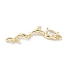 Brass Micro Pave Cubic Zirconia Pendants KK-M326-13D-G-2