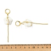 Natural Cultured Freshwater Pearl & Natural Freshwater Shell Earrings for Women EJEW-JE07275-6