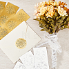 CRASPIRE 40 Sheets 2 Styles Self Adhesive Gold & Silver Foil Embossed Stickers DIY-CP0010-47-4