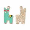 Alloy Enamel Pendants ENAM-C006-03KCG-01-1