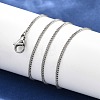 Tarnish Resistant 304 Stainless Steel Necklaces NJEW-E080-11P-2