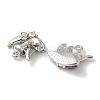 Heart Rack Plating Alloy Pendants FIND-I039-28P-2