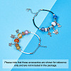 Handmade Lampwork European Large Hole Beads and Glass European Beads LPDL-TA0001-01S-11