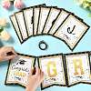 Word Congrats Grad Paper Hanging Flag Banner TH-FZC1645-01-4