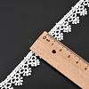 Lace Trim Nylon Ribbon for Jewelry Making ORIB-F001-24-5