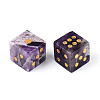 Natural Amethyst Carved Cube Dice T144-07G-2