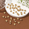 SHEGRACE Brass Micro Pave Clear Cubic Zirconia Spacer Beads XGRQ1U120-307G-4