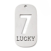 304 Stainless Steel Pendants STAS-D200-02H-P-1