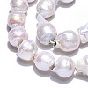 Natural Baroque Pearl Keshi Pearl Beads Strands PEAR-S019-02E-5