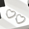 Brass Huggie Hoop Earrings EJEW-C502-09P-3