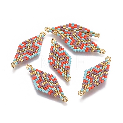 MIYUKI & TOHO Handmade Japanese Seed Beads Links SEED-E004-M18-1