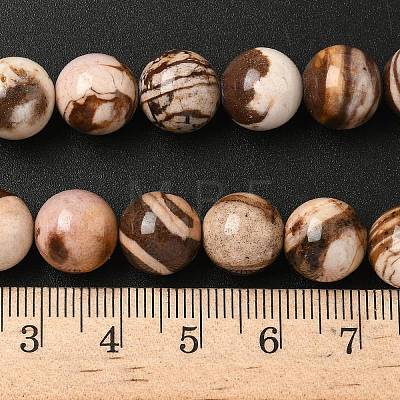 Natural Australian Agate Round Bead Strands G-M272-02-10mm-1