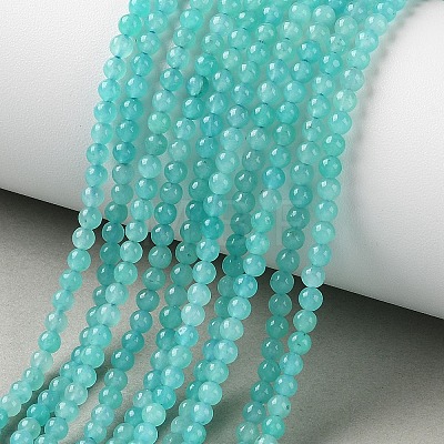 Natural Amazonite Beads Strands X-G-Z150-B01-3mm-1