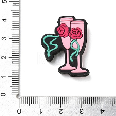 Valentine's Day Silicone Beads SL-CBACE28-04D-1