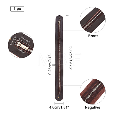 Alloy Zip-fastener FIND-WH0069-01A-1