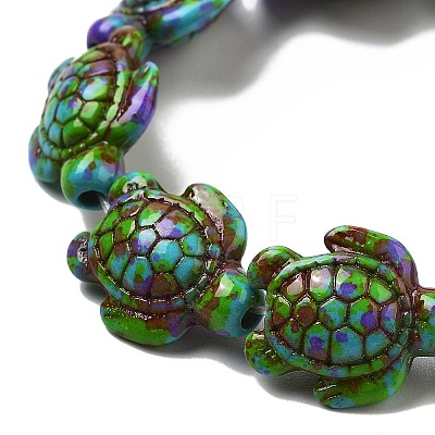 Synthetic Turquoise Dyed Beads Strands G-P507-05L-1