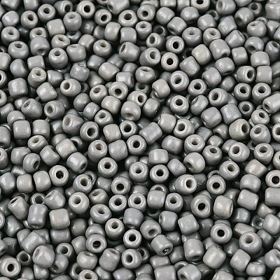 8/0 Baking Paint Glass Round Seed Beads SEED-S036-01B-09-1