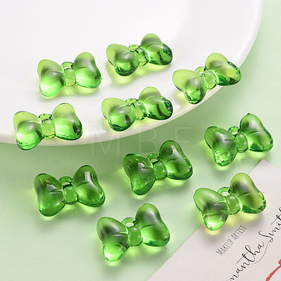 Transparent Acrylic Pendants TACR-T024-02BB-925-1