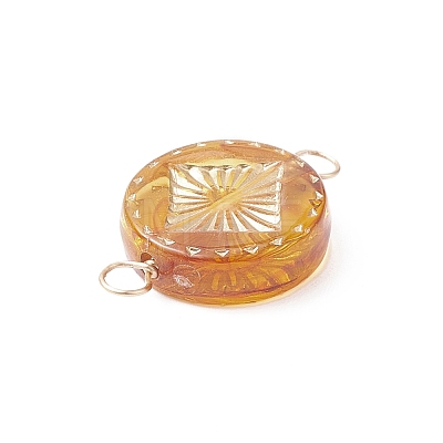 Transparent Acrylic Connector Charms PALLOY-JF02099-1