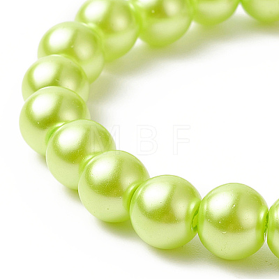 Glass Imitation Pearl Beaded Stretch Bracelets BJEW-JB09924-1
