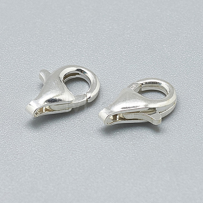 925 Sterling Silver Lobster Claw Clasps STER-T002-226S-1