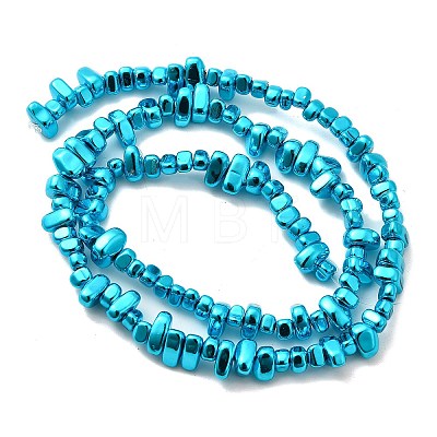 Baking Paint Electroplated Synthetic Non-magnetic Hematite Beads Strands G-H072-D01-01E-1