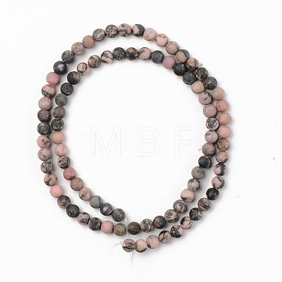 Natural Rhodonite Beads Strands G-S369-010A-A-1