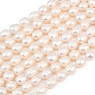 Natural Cultured Freshwater Pearl Beads Strands PEAR-F020-24C-1