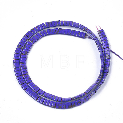 Spray Painted Non-magnetic Synthetic Hematite Beads G-T124-02E-1
