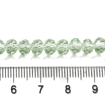 Transparent Baking Paint Glass Beads X1-DGLA-A034-T6mm-D10-1
