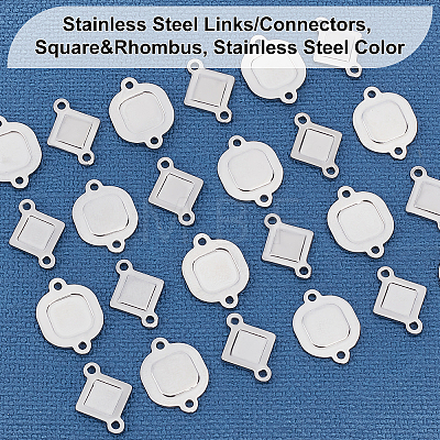 20Pcs Unicraftale 304 Stainless Steel Links/Connectors STAS-UN0025-83-1